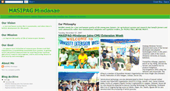 Desktop Screenshot of masipag-mindanao.blogspot.com