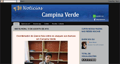 Desktop Screenshot of noticiascampinaverde.blogspot.com