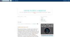 Desktop Screenshot of amorpatrialibertad.blogspot.com