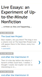 Mobile Screenshot of live-essays.blogspot.com