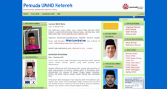 Desktop Screenshot of pemuda-umno-ketereh.blogspot.com