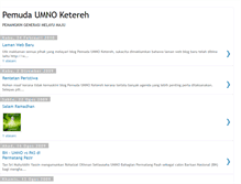 Tablet Screenshot of pemuda-umno-ketereh.blogspot.com