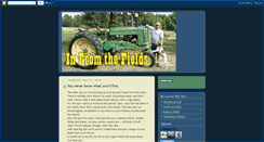 Desktop Screenshot of infromthefields.blogspot.com