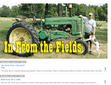 Tablet Screenshot of infromthefields.blogspot.com