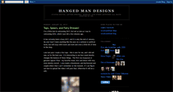 Desktop Screenshot of hangedmandesigns.blogspot.com