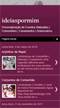 Mobile Screenshot of ideiaspormim.blogspot.com