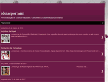 Tablet Screenshot of ideiaspormim.blogspot.com