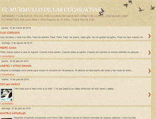 Tablet Screenshot of elmurmullodelascucarachas.blogspot.com