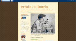 Desktop Screenshot of errata-culinaria.blogspot.com