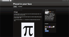Desktop Screenshot of phoodinyoface.blogspot.com