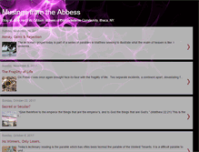 Tablet Screenshot of abbessjane.blogspot.com