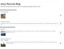 Tablet Screenshot of amysadventuresinperu.blogspot.com