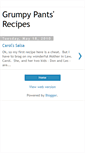 Mobile Screenshot of grumpypantskellyrecipes.blogspot.com