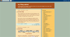 Desktop Screenshot of glennsfilingcabinet.blogspot.com