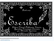 Tablet Screenshot of blog-do-escriba.blogspot.com