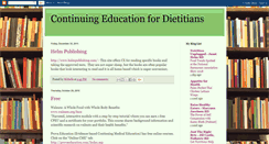 Desktop Screenshot of continuingeducationfordietitians.blogspot.com