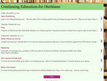 Tablet Screenshot of continuingeducationfordietitians.blogspot.com