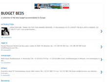 Tablet Screenshot of budgetbeds.blogspot.com