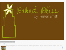 Tablet Screenshot of mybakedbliss.blogspot.com