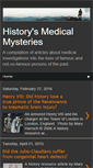 Mobile Screenshot of historymedmysteries.blogspot.com