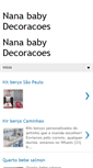 Mobile Screenshot of nanababydecoracoes.blogspot.com