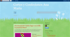 Desktop Screenshot of cortesyconfecionesanamaria.blogspot.com