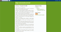 Desktop Screenshot of dege-cienciaeducacional.blogspot.com