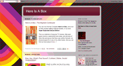 Desktop Screenshot of hereisabox.blogspot.com