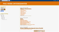 Desktop Screenshot of pagwebsinteresantes.blogspot.com