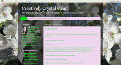 Desktop Screenshot of creativelycrystalclear.blogspot.com