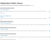 Tablet Screenshot of hubbardstonlibrary.blogspot.com