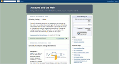 Desktop Screenshot of museumsandtheweb.blogspot.com