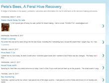 Tablet Screenshot of petesbees.blogspot.com