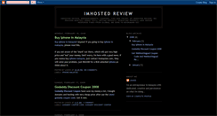 Desktop Screenshot of imhostedreivew.blogspot.com