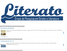 Tablet Screenshot of literatoufsc.blogspot.com