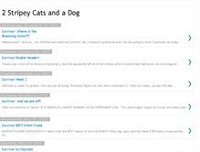 Tablet Screenshot of 2stripeycatsandadog.blogspot.com