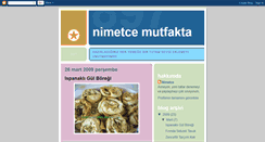 Desktop Screenshot of nimetcemutfakta.blogspot.com