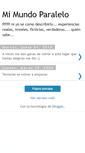 Mobile Screenshot of mimundoparalelo.blogspot.com