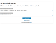 Tablet Screenshot of mimundoparalelo.blogspot.com