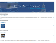 Tablet Screenshot of fororepublicano.blogspot.com