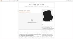 Desktop Screenshot of boxoftricks-tim.blogspot.com