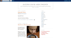 Desktop Screenshot of eatingfourandtwenty.blogspot.com