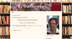 Desktop Screenshot of bythebrooks.blogspot.com