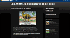 Desktop Screenshot of animalesprehistoricosdechile.blogspot.com