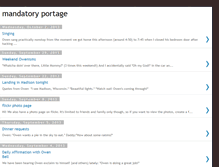 Tablet Screenshot of mandatoryportage.blogspot.com