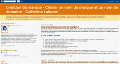 Desktop Screenshot of creation-de-marque.blogspot.com