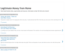 Tablet Screenshot of legitimatemoneyfromhome.blogspot.com