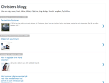 Tablet Screenshot of mr-christer.blogspot.com