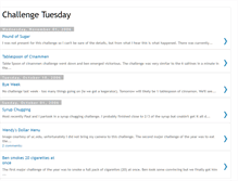 Tablet Screenshot of challengetuesday.blogspot.com