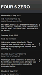 Mobile Screenshot of four6zero.blogspot.com
